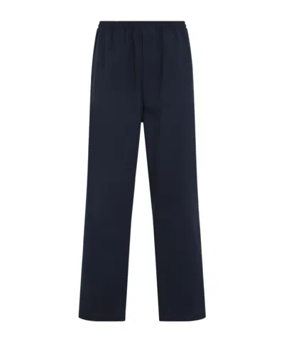 PRADA PRADA TRIANGLE-LOGO PATCH ELASTICATED WAISTBAND TROUSERS