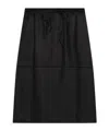 Prada Elastic Waist Skirt In Black
