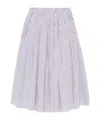 PRADA STRIPED POPLIN SKIRT