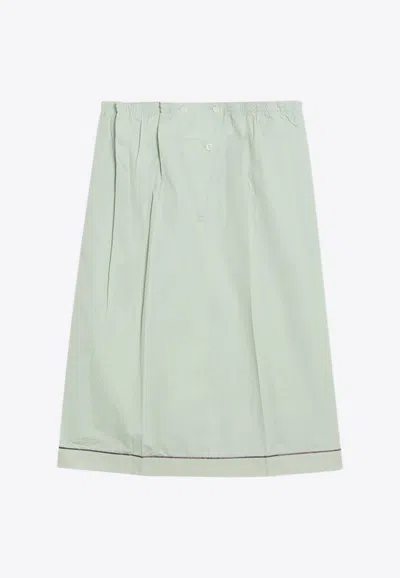 Prada Elastic-waistband Skirt In Animal Print