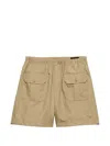 Prada Elasticated-waist Cargo Shorts In Neutral