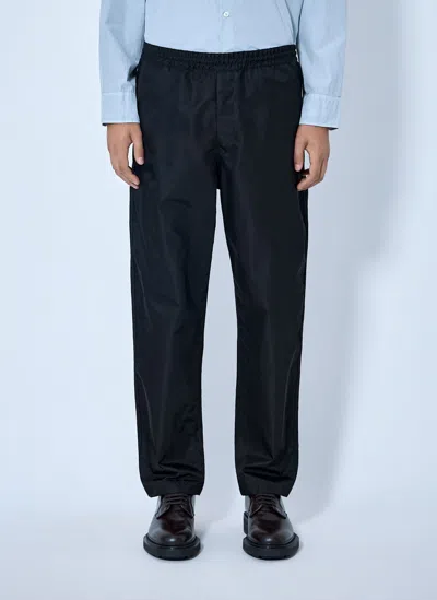 Prada Elasticated Waist Trousers In Black