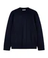 Prada Elbow-patch Sweater In Blue