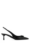 Prada 70mm Triangle-logo Pumps In Black