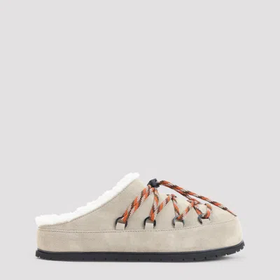 Prada Elegant Leather-lined Footwear For Women In Neutral