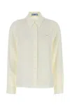 Prada Women's Silk Shirt In White