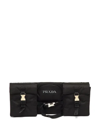Pre-owned Prada Elizabeth Diller Multifunctional Backpack In Black