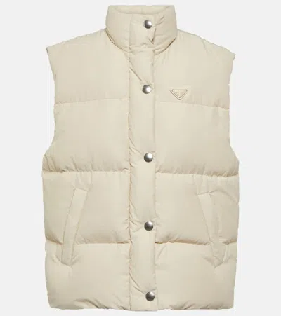 PRADA EMBELLISHED DOWN VEST