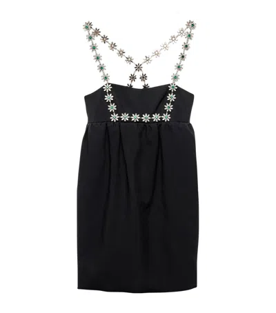 Prada Women's Sable Mini Dress In Black