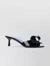 Prada Embellished Glossy Kitten Heel Open Toe Sandals