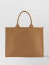 PRADA EMBOSSED LEATHER QUILTED TOTE