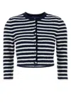 Prada Bouclé Cardigan In Neutral
