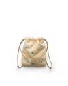 Prada Embroidered Canvas Smartphone Case In Neutral