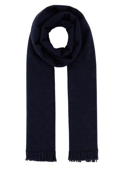 PRADA EMBROIDERED CASHMERE BLEND SCARF