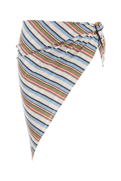 PRADA EMBROIDERED COTTON SARONG