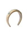 Prada Embroidered Fabric Headband In Multi