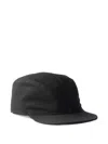 Prada Mens Black Brand-embroidered Cotton Baseball Cap Xxl In Black