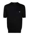 Prada Logo-print Short-sleeve T-shirt In Black