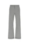 Prada Patterned Poplin Wide-leg Pants