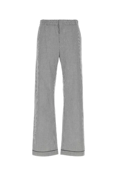 Prada Embroidered Poplin Pant