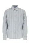 Prada Women's Embroidered Poplin Shirt