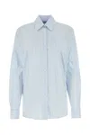 Prada Italian Collar Poplin Shirt