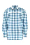 Prada Embroidered Poplin Shirt