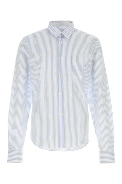 PRADA EMBROIDERED POPLIN SHIRT