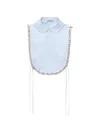 Prada Embroidered Poplin Tie Vest In Multi