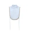 Prada Embroidered Poplin Tie Vest In Multi