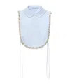 Prada Embroidered Poplin Tie Vest In Multi