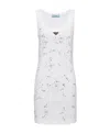 Prada Embellished Vest In White
