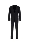 Prada Tailored Wool Blend Suit With Back Vent In Blue