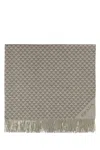 Prada Embroidered Wool Blend Symbole Double Blanket