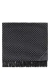 Prada Embroidered Wool Blend Symbole Double Blanket