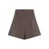 Prada Embroidered Wool Shorts