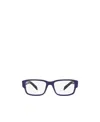 Prada Womens Blue Pr 07zv Rectangle-frame Acetate Optical Glasses In White