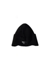 Prada Enamel-logo Wool Beanie In Black