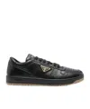 Prada Downtown Sneaker Aus Nappa-leder In White