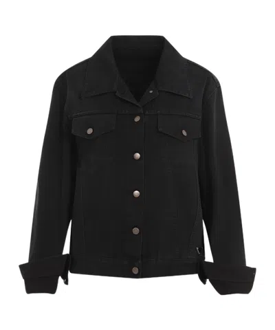 PRADA PRADA BUTTON-UP DENIM BLOUSON JACKET