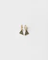 Prada Enameled Metal Earrings In Gold