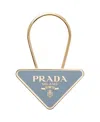 Prada Enameled Metal Key Ring