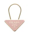 Prada Enameled Metal Key Ring In Multi