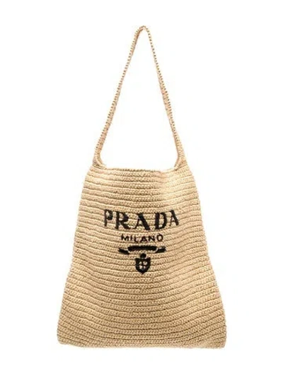 Pre-owned Prada Enameled Metal Triangle Evening Bag In Neutral