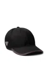 Prada Speedrock Baseball Cap In Re-nylon In Black