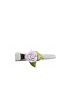 Prada Enamelled Metal Hair Clip In Wisteria