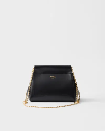 Prada Enchaîné Mini Bag Aus Leder In Black