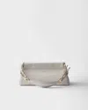 Prada Enchaîné Medium Leather Bag In White