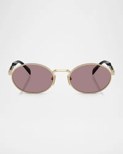 Prada Metal Pr65zs Sunglasses In Gold Brown