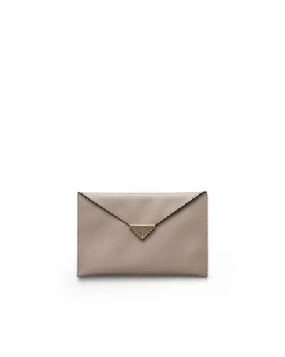 Prada Envelope-clutch Aus Saffiano-leder